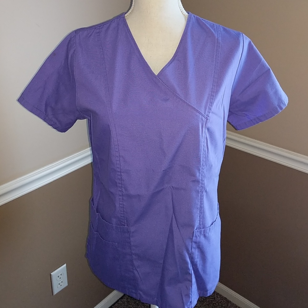 SB purple scrub top